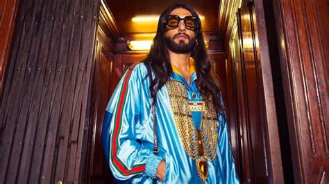 Ranveer Singh channeling Gucci's Alessandro Michele is the